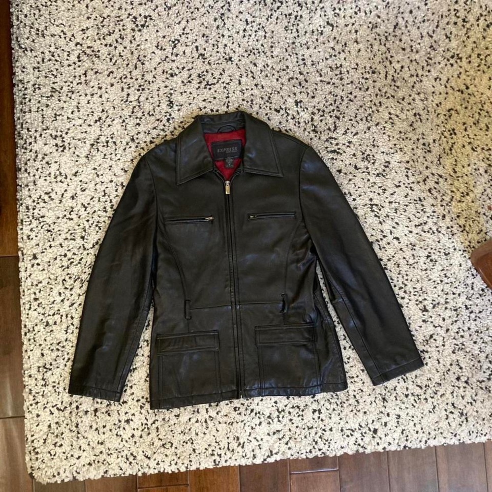 Express leather jacket